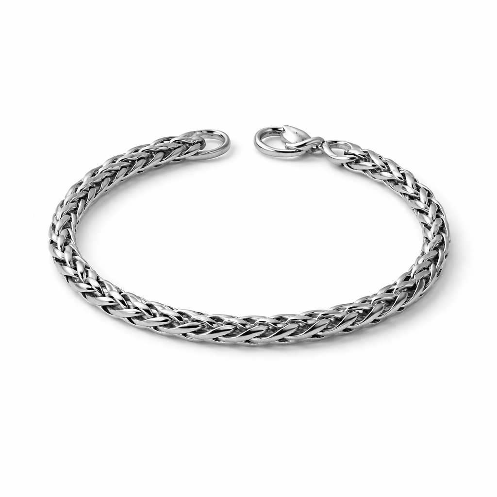 Vetekedja 4mm Armband (Silver)