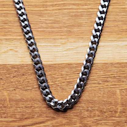 Curbchain 9mm Halsband Rostfritt stål