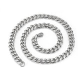 Curbchain 10,5mm Halsband Rostfritt Stål