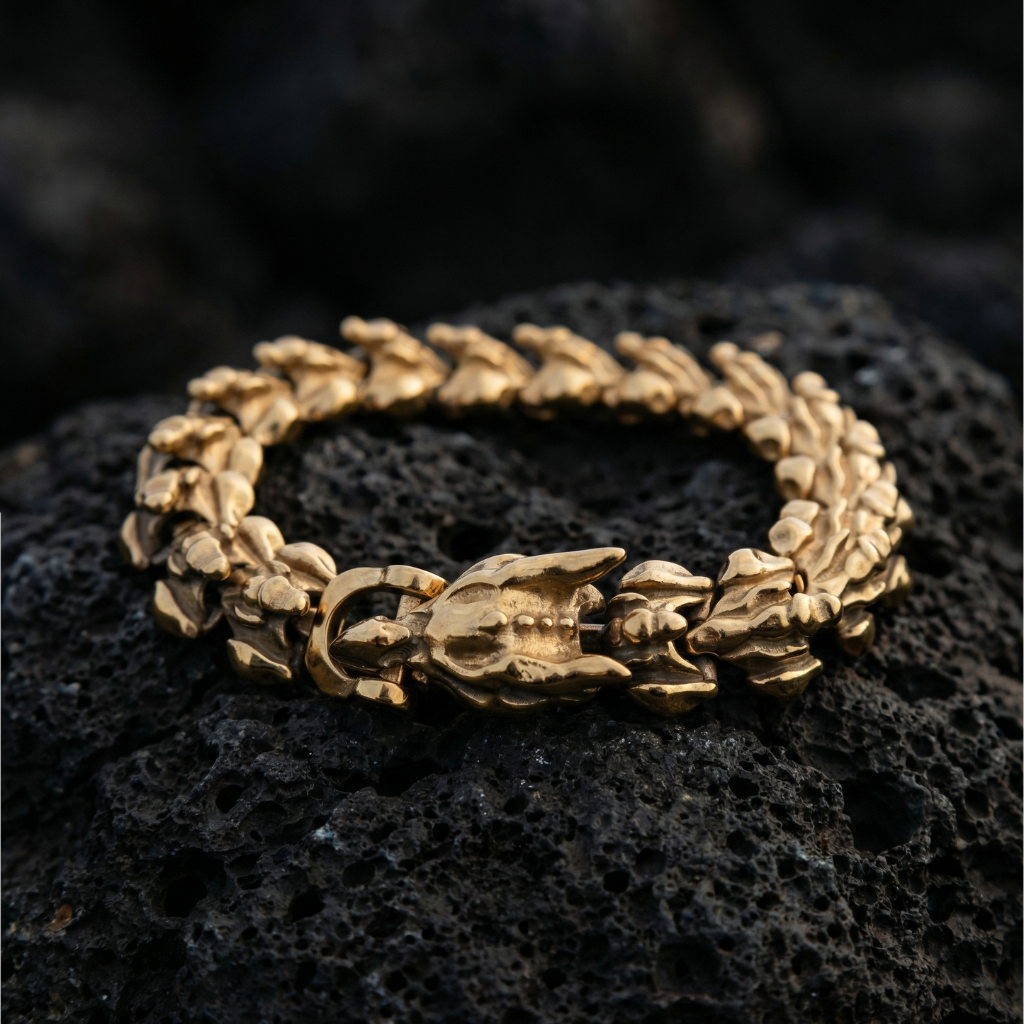 Armband Drakben - Guld
