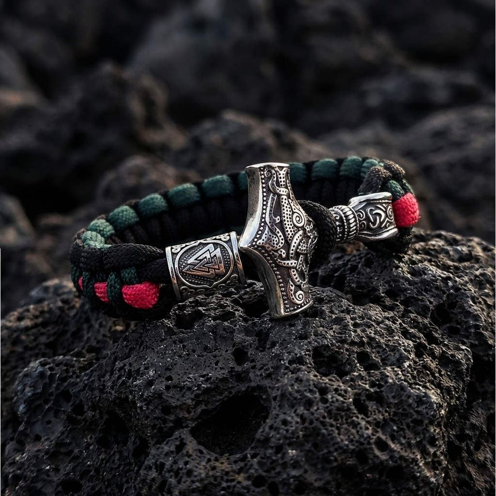 Armband Mjölnir Asgard Knot – Wildwood Edition