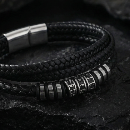 Armband Silver Runor - Trippelrad