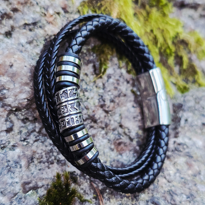 Armband Silver Runor - Trippelrad
