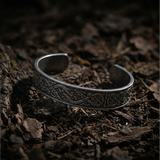 Bangle Norse Antique Silver
