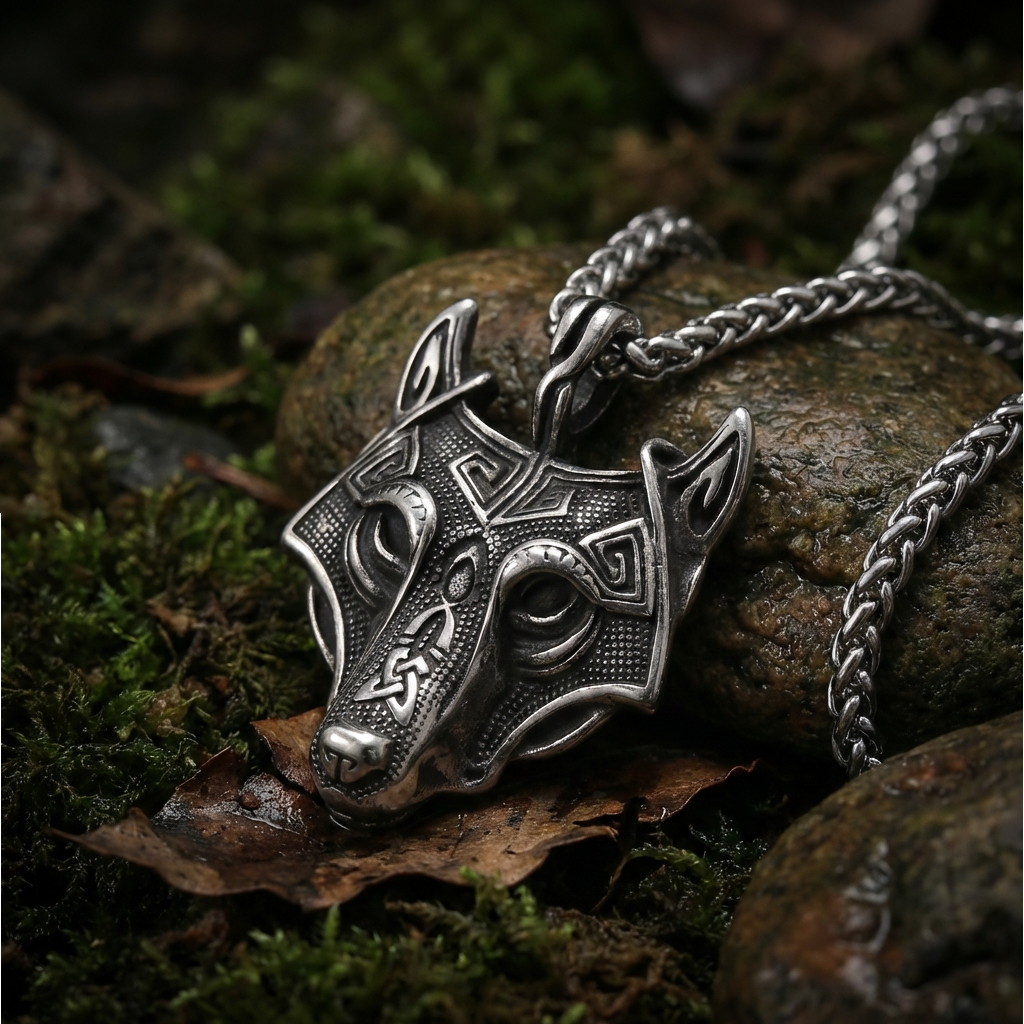 Varghalsband Freki Legacy - Silver