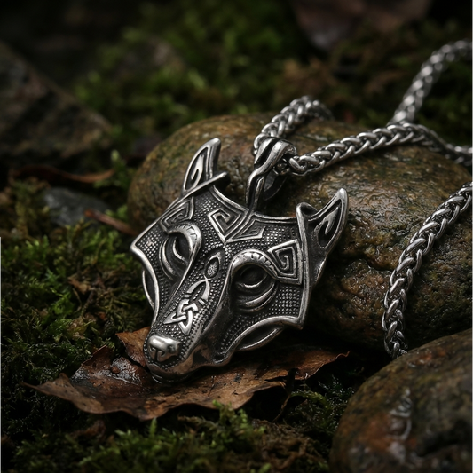 Varghalsband Freki Legacy - Silver