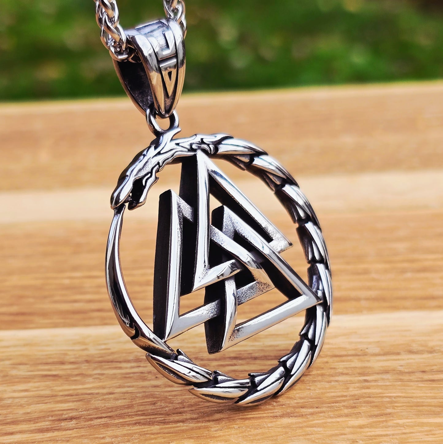 Halsband Valknut Nidhöggr XXL