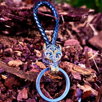 Nyckelring Freki – Asgardknut (Dualtone)