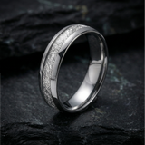 Volframring Bright Frost - Rent Silver 6mm