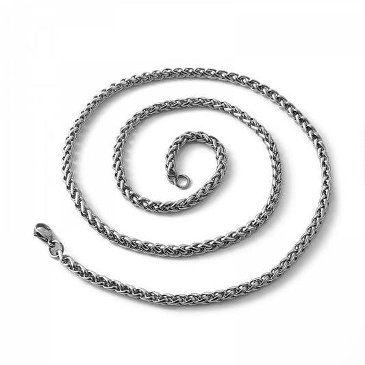 Vetekedja Halsband 2mm (Silver)
