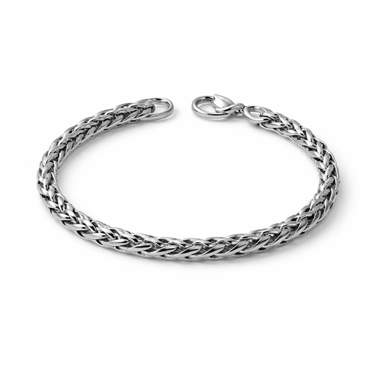Vetekedja 4mm Armband (Silver)